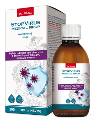 Dr. Weiss Stopvirus Medical sirup 200 + 100 ml