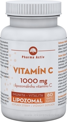 Pharma Activ Lipozomal Vitamín C 1000 mg cps 1x60 ks