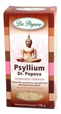 DR. POPOV PSYLLIUM rozpustná vláknina 1x100 g