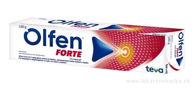 Olfen FORTE 23,2 mg/g gél gel (tuba Al) 1x180 g
