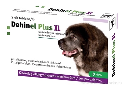 DEHINEL PLUS XL tablety pre psov 1x2 ks