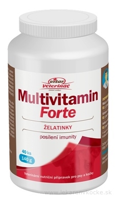 VITAR Veterinae Multivitamín Forte želatínky 1x40 ks