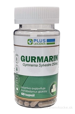 PLUS LEKÁREŇ GURMARIN cps Gymnema Sylvestre 250 mg, 1x60 ks