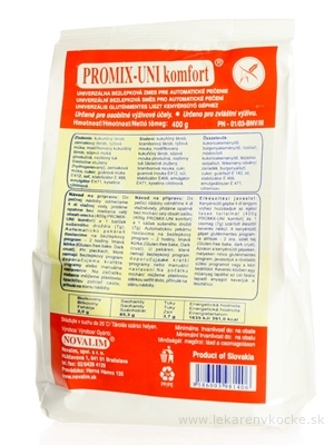 PROMIX-UNI komfort bezlep.zmes pre autom. pečenie plv 1x400 g