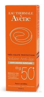 AVENE SOLAIRE ANTI-AGE SPF50+ slnečný anti-age (veľmi vysoká ochrana) 1x50 ml