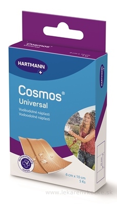 COSMOS Universal vodeodolná náplasť na rany (6x10 cm) 1x5 ks