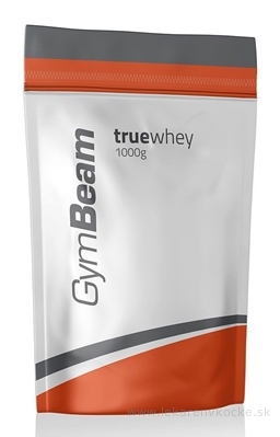 GymBeam True Whey Protein Peanut butter, srvátkový proteínový prášok 1x1000 g