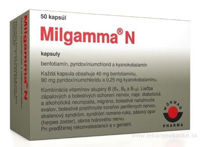 Milgamma N cps mol (blis.PVC/PVDC/Al) 1x50 ks