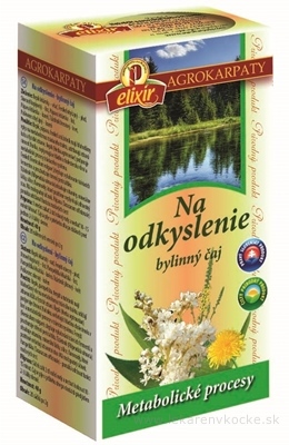 AGROKARPATY Na odkyslenie bylinný čaj, prírodný produkt 20x2 g (40 g)
