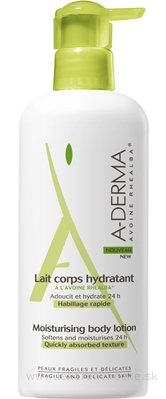 A-DERMA LAIT CORPS HYDRATANT hydratačné telové mlieko 1x400 ml