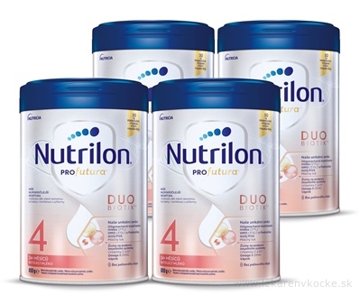 Nutrilon 4 Profutura DUOBIOTIK batoľacie mlieko (24+ mesiacov) 4x800 g (3200 g)