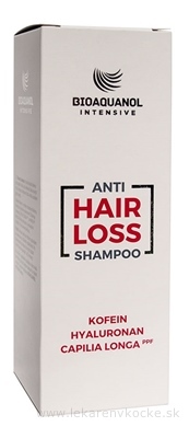 BIOAQUANOL INTENSIVE Anti HAIR LOSS Šampón s obsahom kofeínu 1x250 ml