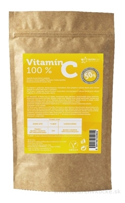 NUTRICIUS Vitamín C 100% prášok 1x50 g