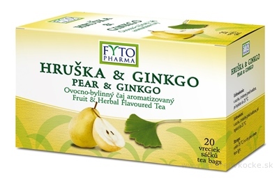 FYTO HRUŠKA & GINKGO ovocno-bylinný čaj 20x2 g (40 g)