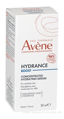 AVENE HYDRANCE BOOST koncentrované hydratačné sérum 1x30 ml