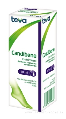 CANDIBENE aer deo 400 mg (fľ.skl.hnedá) 1x40 ml