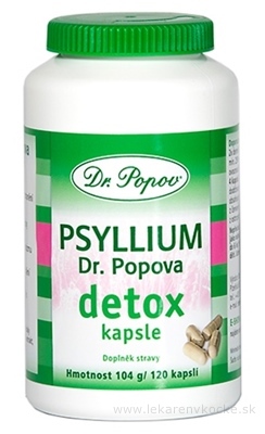 DR. POPOV PSYLLIUM DETOX cps 1x120 ks