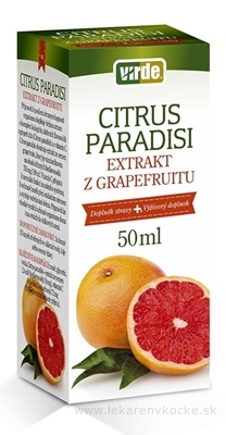 VIRDE CITRUS PARADISI extrakt z grapefruitu v kvapkách (inov. 2023) 1x50 ml