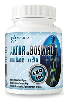 Arthr.boswell - Boswellia serrata 350 mg tbl 1x180 ks