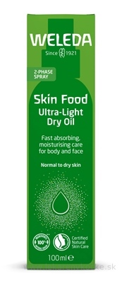 WELEDA Skin Food Ultra-Light Dry Oil hydratačný, pre telo a pleť 1x100 ml