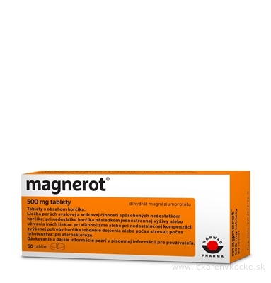 MAGNEROT 500 mg tbl (blis.PVC/PVDC/Al) 1x50 ks