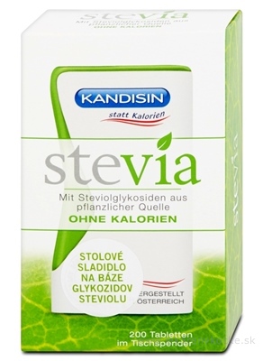 KANDISIN Stevia sladidlo tablety 1x200 ks