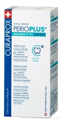 CURAPROX Perio Plus Balance CHX 0,05 % ústna voda 1x200 ml