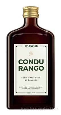 Dr.Svatek CONDURANGO sladové víno na žalúdok 1x500 ml