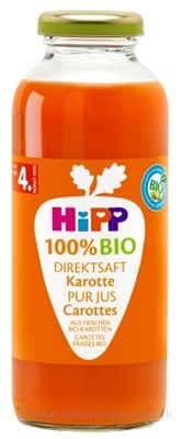HiPP 100 % BIO Karotková šťava (od ukonč. 4. mesiaca) 1x330 ml