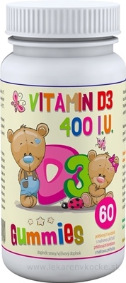 Clinical Vitamin D3 400 IU Gummies 60 pektínových cukríkov