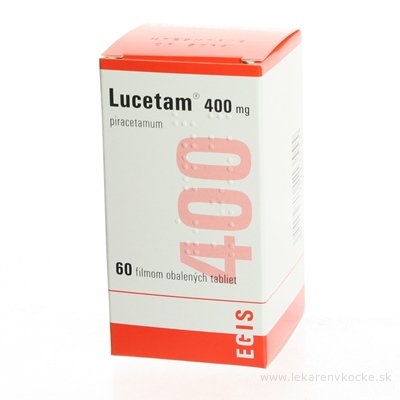 Lucetam 400 mg tbl flm 1x60 ks