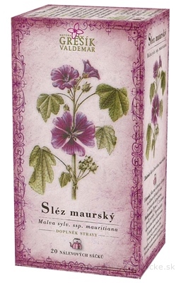 GREŠÍK SLEZ MAURSKÝ bylinný čaj v nálevových vreckách 20x1 g (20 g)
