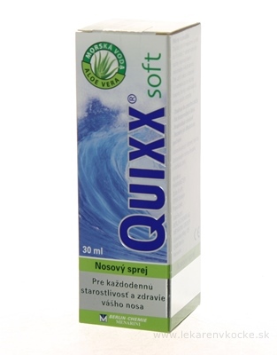 QUIXX soft izotonický nosový sprej 1x30 ml