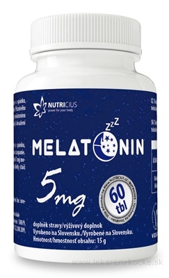 NUTRICIUS Melatonín 5 mg tbl 1x60 ks