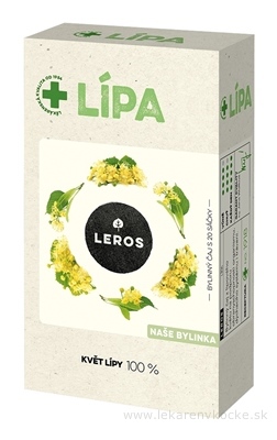 LEROS LIPA bylinný čaj, nálevové vrecúška (inov.2021) 20x1,5 g (30 g)