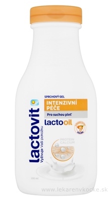 Lactovit Lactooil Sprchový gél intenzívna starostlivosť, na suchú pleť 1x300 ml