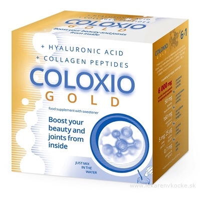 TOZAX Coloxio Gold prášok vo vrecúškach 1x30 ks