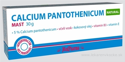 MedPharma CALCIUM PANTOTHENICUM Natural masť 1x30 g