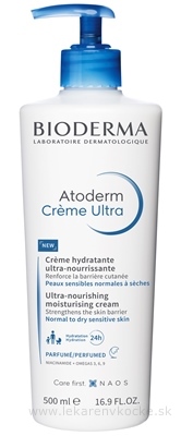 BIODERMA Atoderm Krém Ultra hydratačný a ultra výživný, parfumovaný 1x500 ml