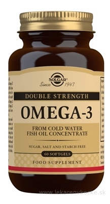 Solgar OMEGA 3 Double Strength cps 1x60 ks