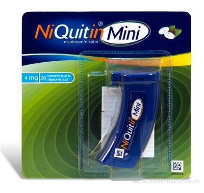 NiQuitin Mini 4 mg pas ord 1x20 ks