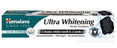 Himalaya Bieliaca zubná pasta s kokosovým uhlím Ultra Whitening Herbal Toothpaste 1x75 ml