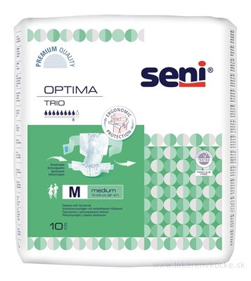 Seni OPTIMA TRIO Medium plienkové nohavičky (obvod 70-105 cm) 1x10 ks