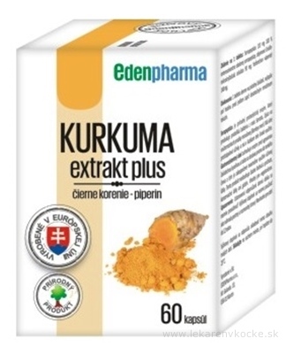 EDENPharma KURKUMA extrakt plus cps 1x60 ks