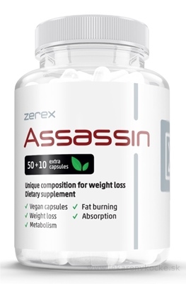 Zerex Assassin cps, Regulácia hmotnosti, 1x60 ks