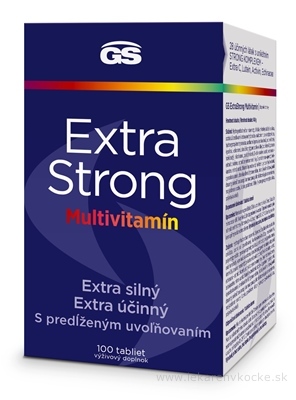 GS Extra Strong Multivitamín tbl 1x100 ks