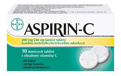 ASPIRIN C tbl eff 1x10 ks