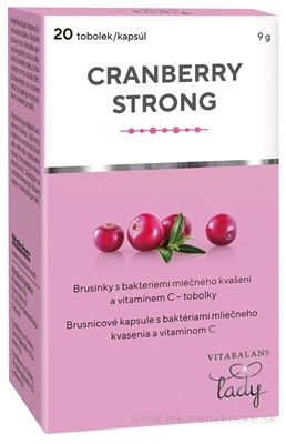 Vitabalans Cranberry Strong cps 1x20 ks