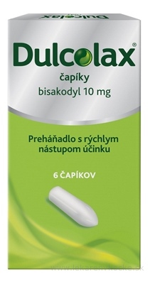 DulcoLax čapíky sup 10 mg (blis.Al/PE) 1x6 ks