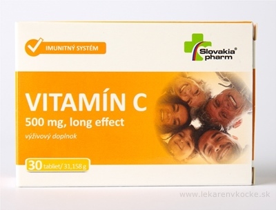 Slovakiapharm VITAMÍN C 500 mg long effect tbl 1x30 ks